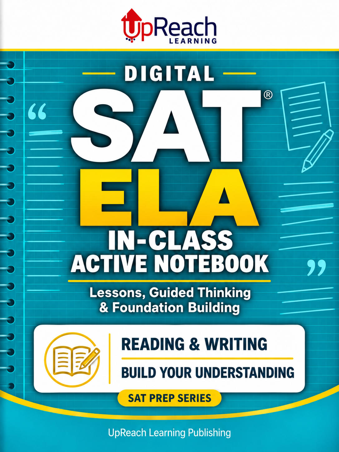 In-Class SAT ELA Active Notebook — front cover, coming soon