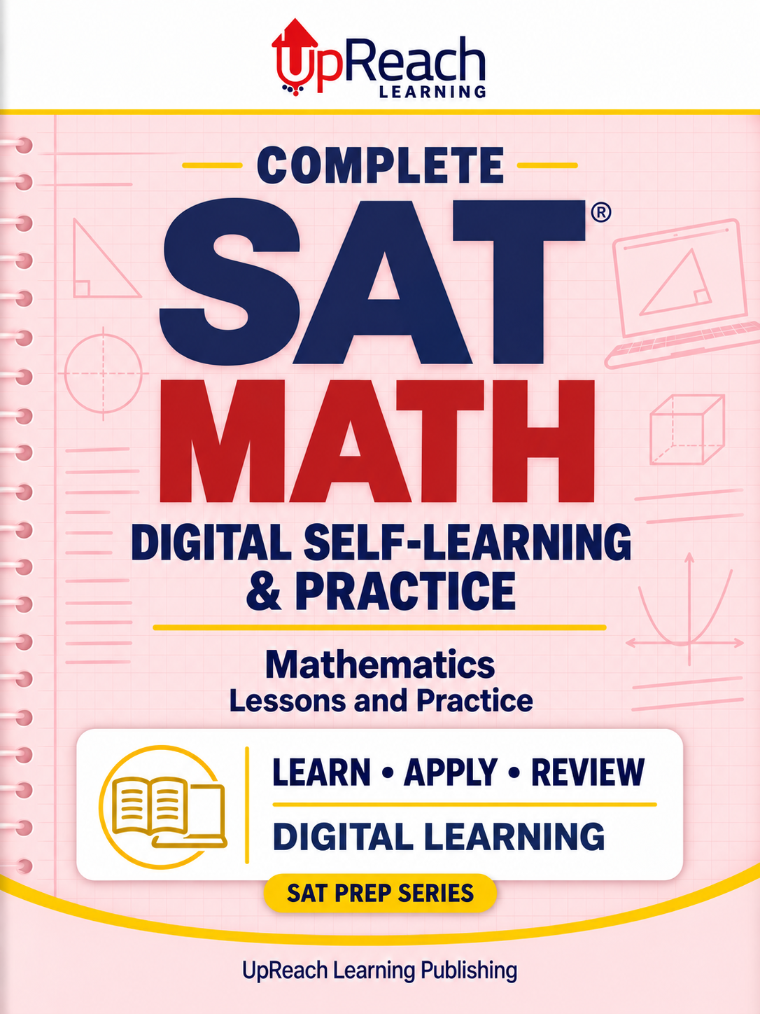 Complete SAT Math Digital Self-Learning & Practice — front cover, coming soon