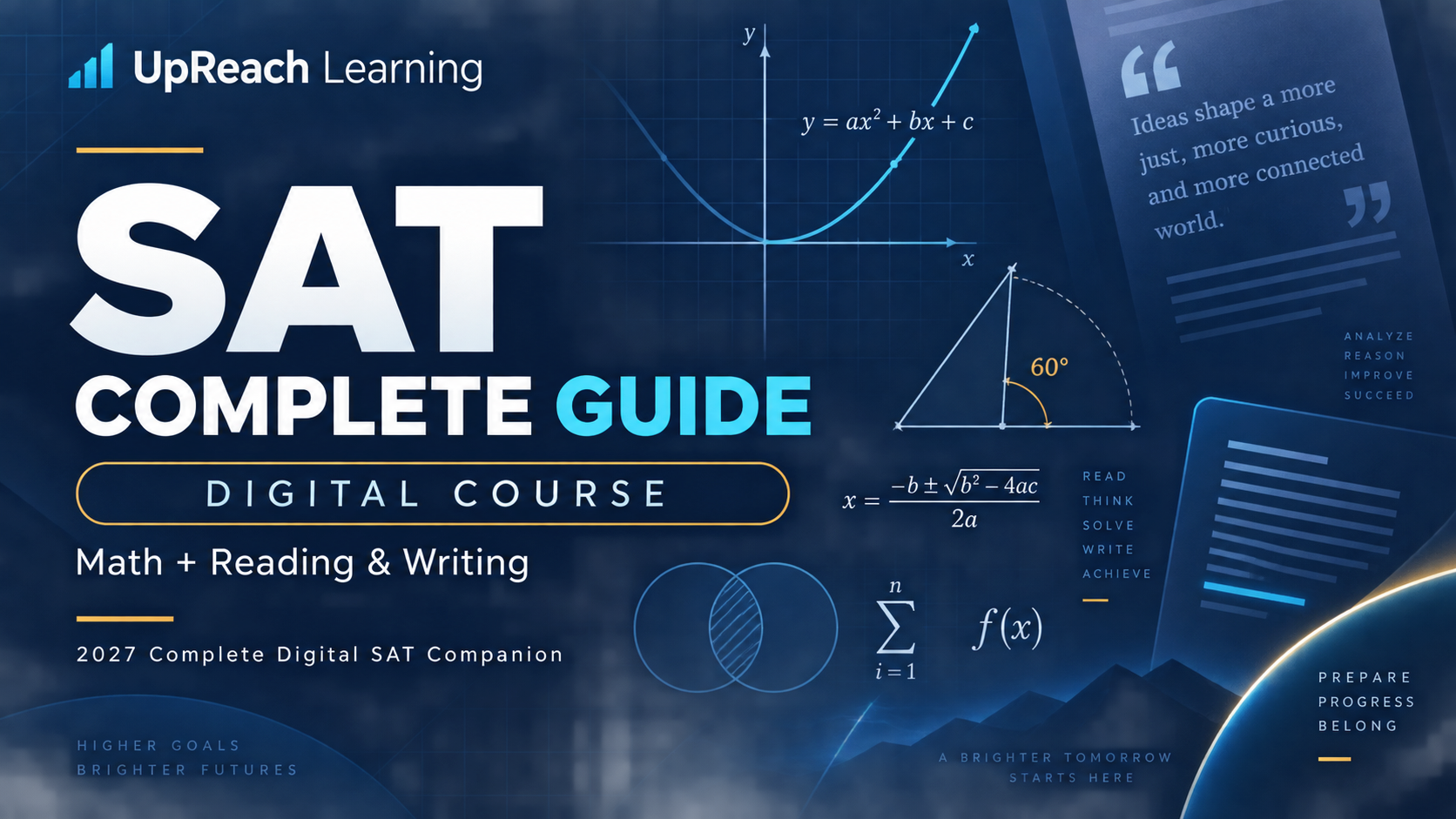 SAT Complete Guide — Digital Course — UpReach course banner