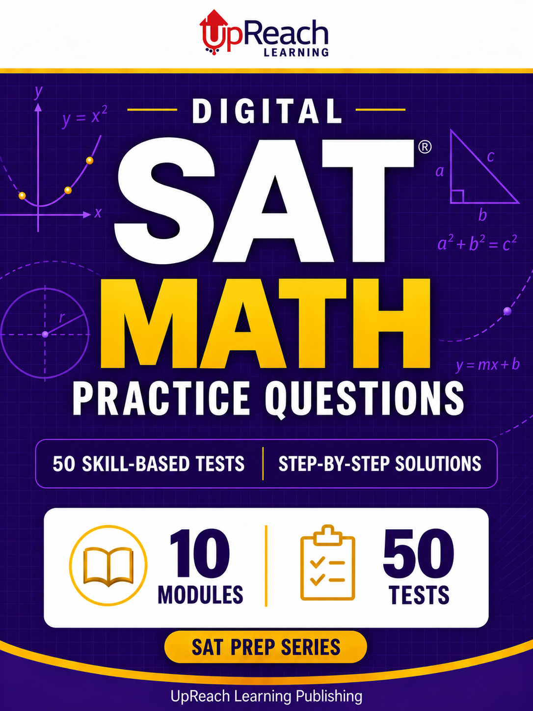 Digital SAT Math Practice Questions — front cover