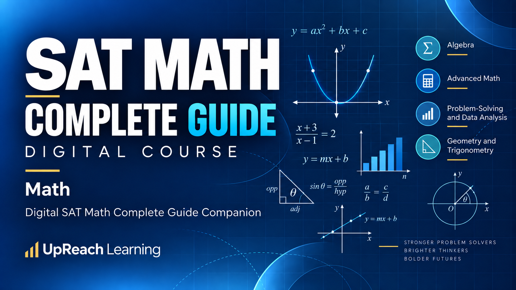 SAT Math Complete Guide — Digital Course — UpReach course banner