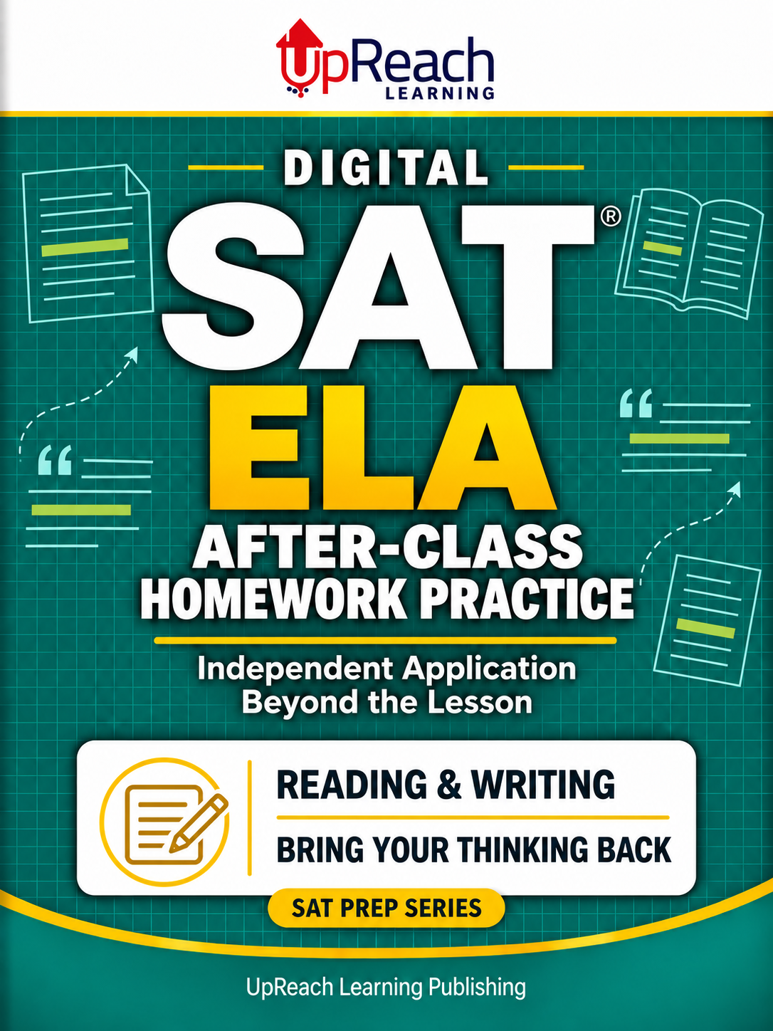 After-Class SAT ELA Homework Practice — front cover, coming soon