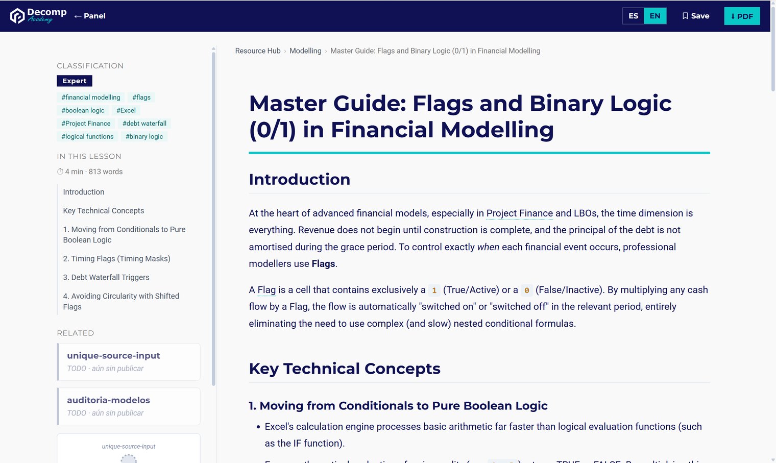 Master guide reader