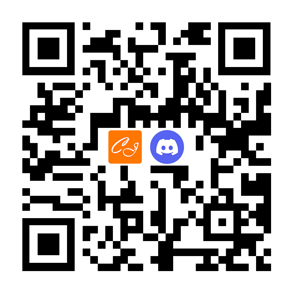 CJ Academy Discord community QR code