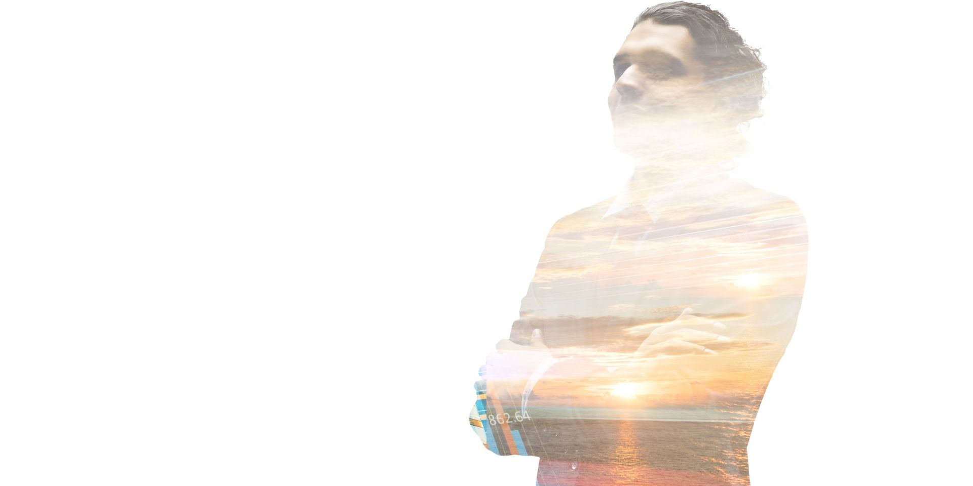 Poziom świadomości jako fundament manifestacji – symboliczna sylwetka z krajobrazem