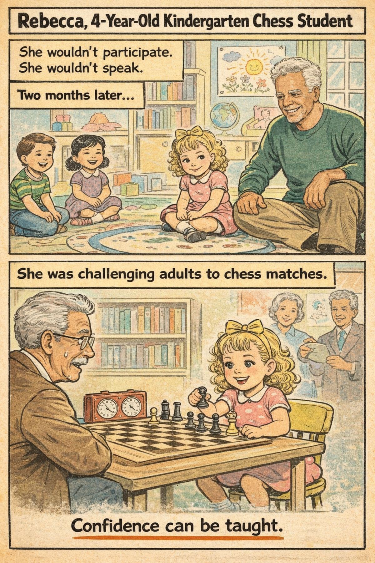 Rebecca gains her voice!