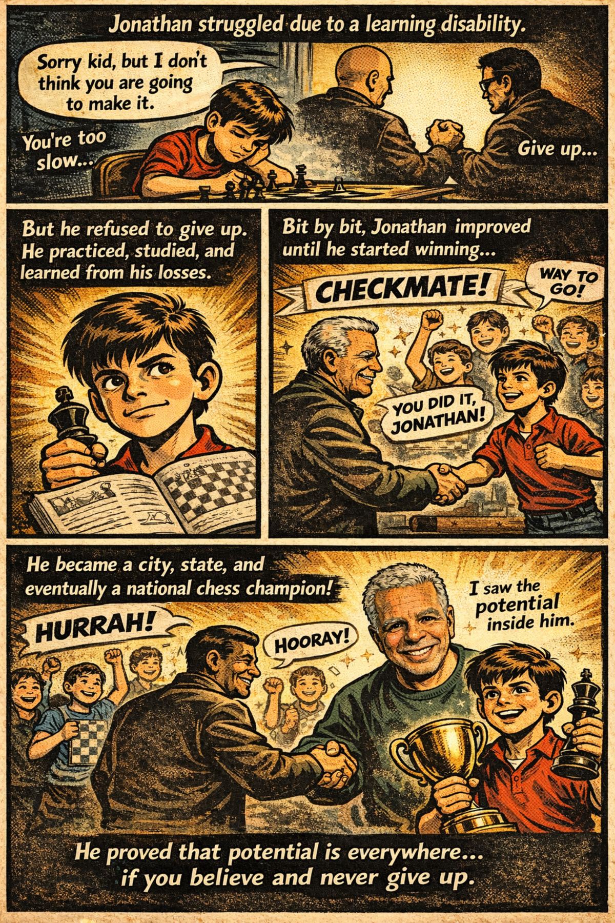 Hard work pays off for Jonathan