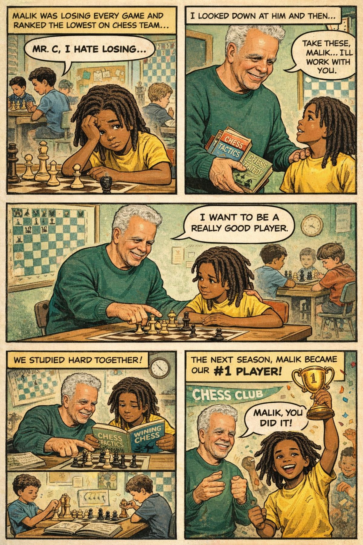 Malik works hard to become  the best!