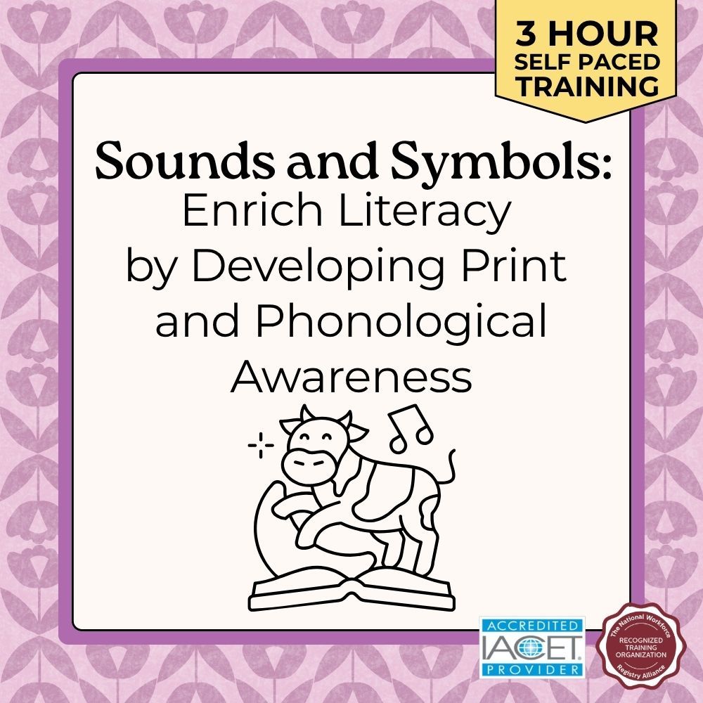 Training card for 3 hour training Sounds and Symbols