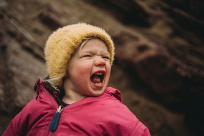 child yelling