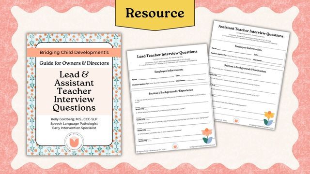 lead and assistant teacher interview questions resource