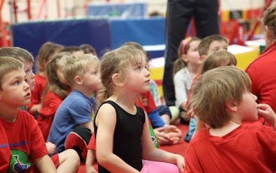 preschool classroom of children using sign language