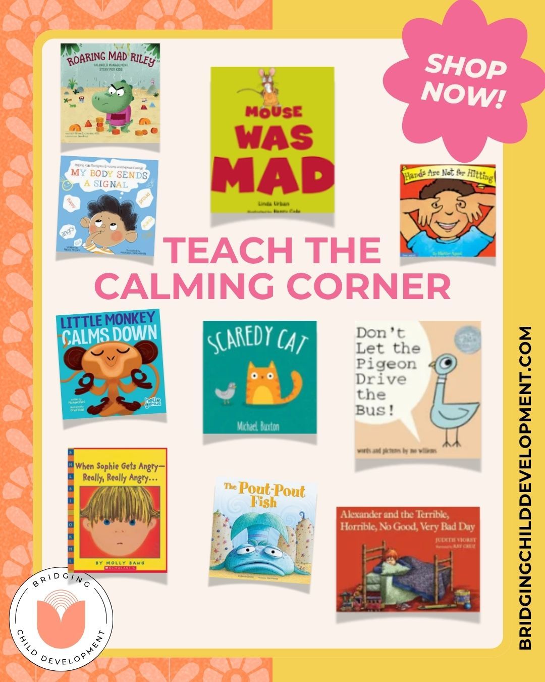 books to teach the calm down corner to children