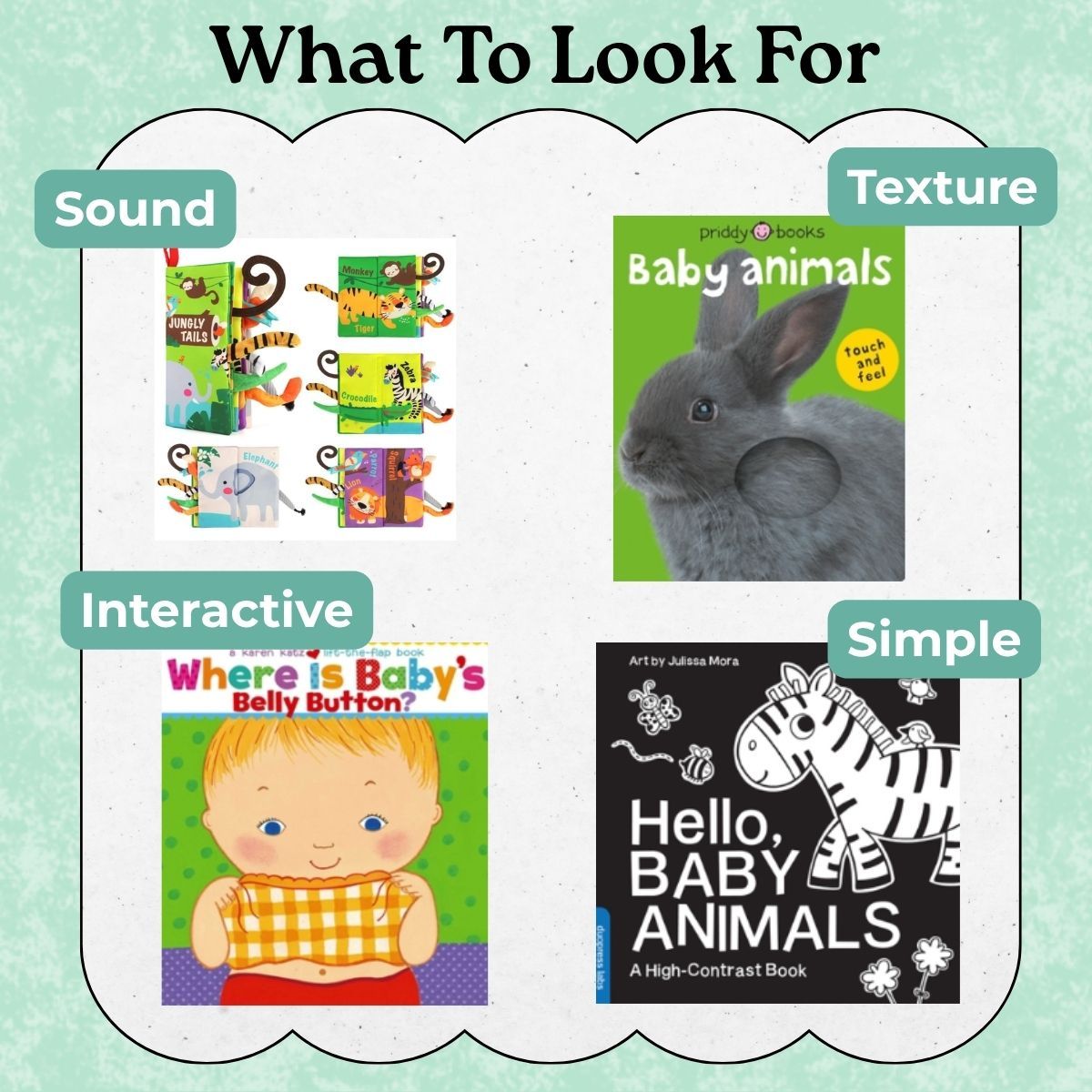 what to look for when picking a book for baby