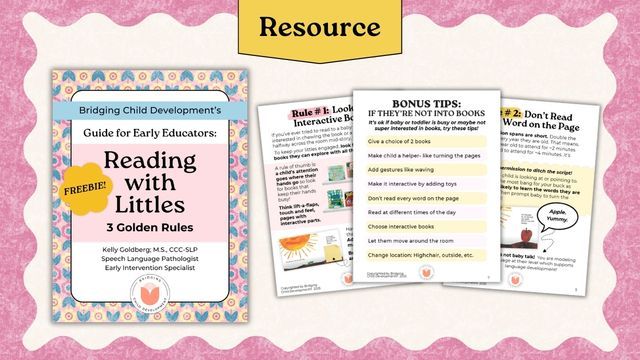 Preview of the Free reading iwth infants and toddlers guide for child care providers