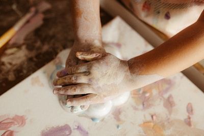 sensory play in child care using taste safe materials