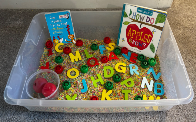 sensory bin for toddlers
