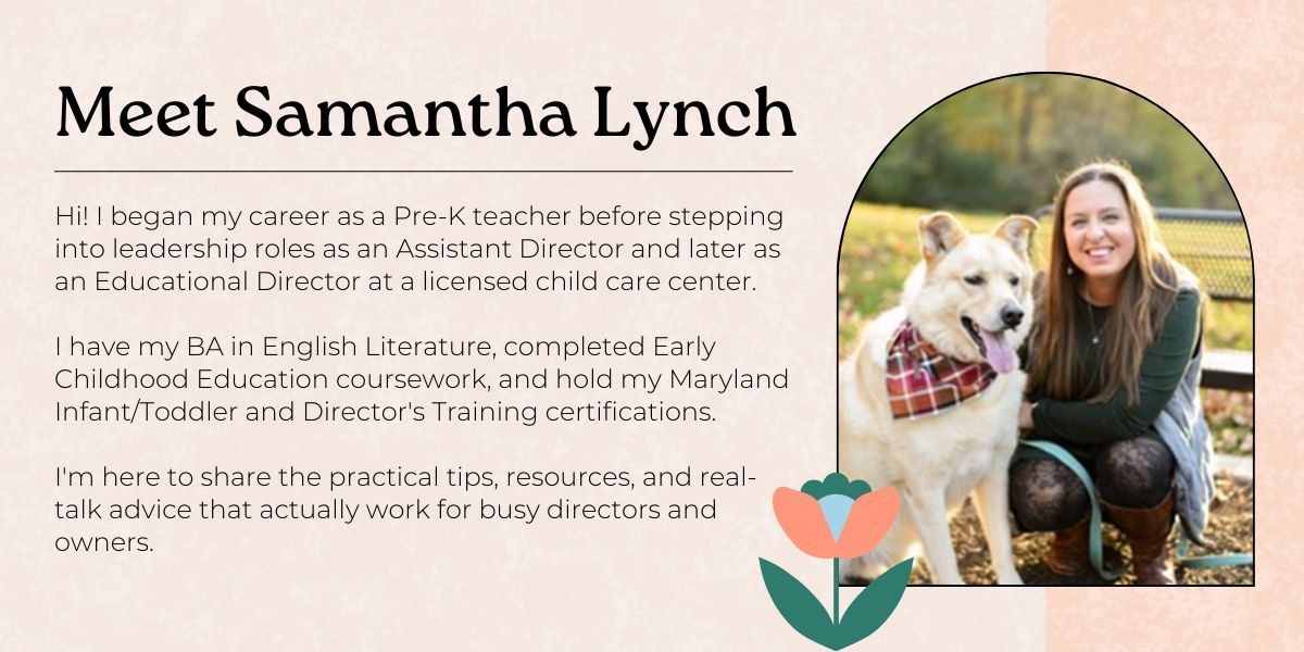 samm child care director blog author about info