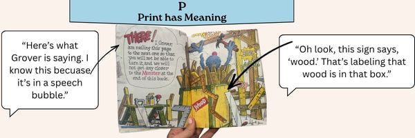 example of print has meaning with book