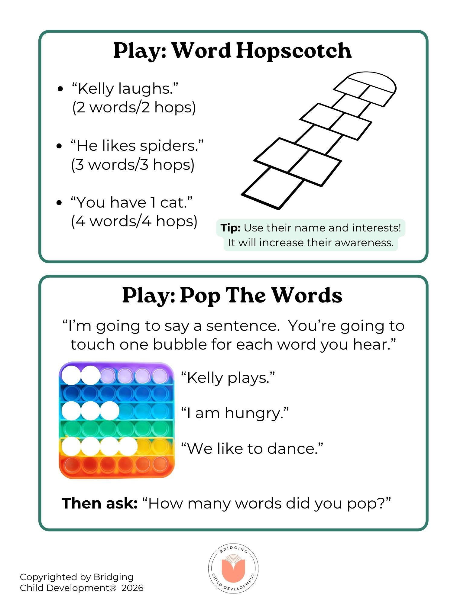 word awareness phonological awareness games for preschool.