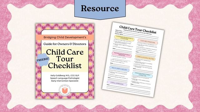child care tour checklist preview