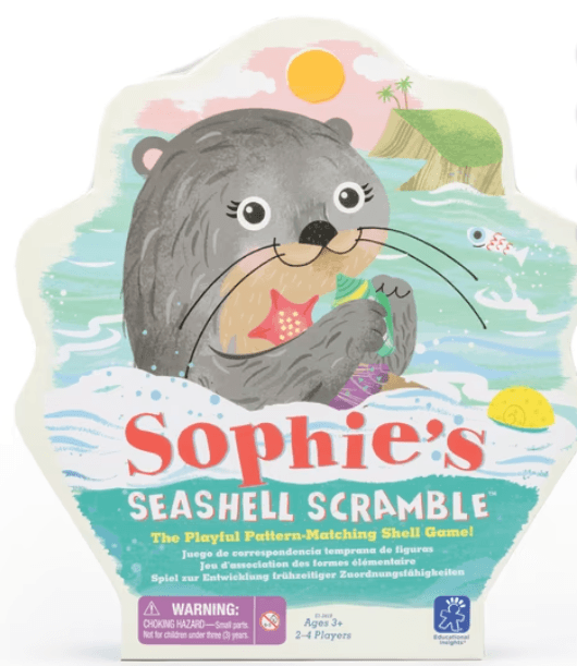sophie sea shell scramble game