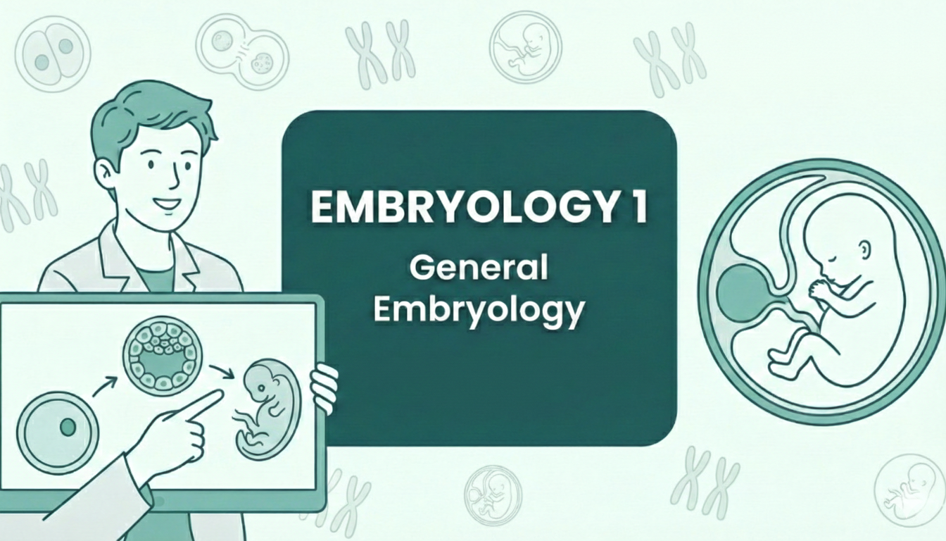 Embryology 1 course visual