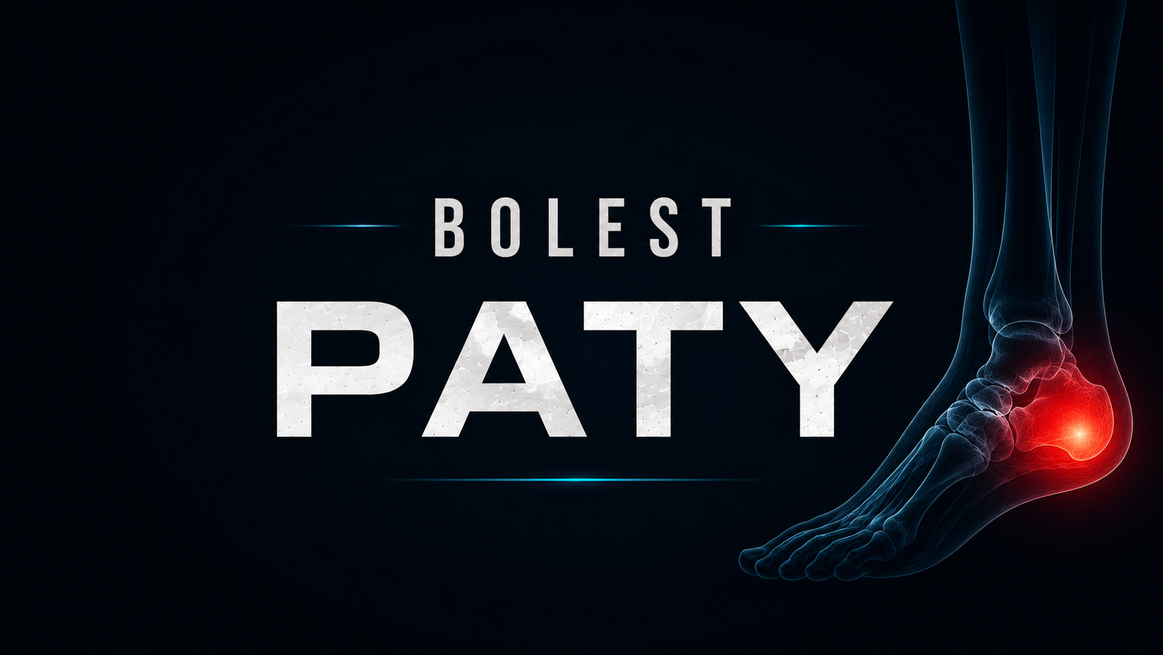 Rychlá úleva od bolesti paty