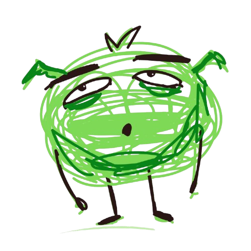 School Can't Green Monster Mascot