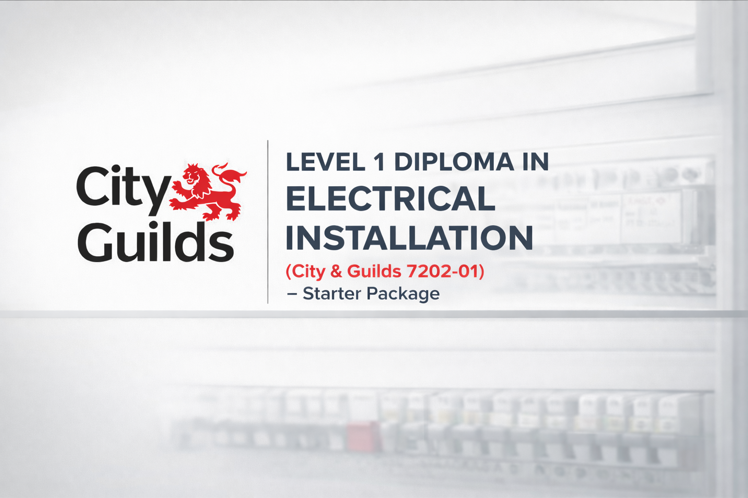 Level 1 Diploma in Electrical Installation (City & Guilds 7202-01)