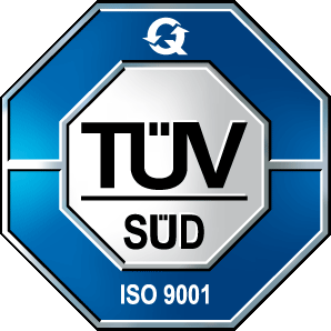 T&Uuml;V S&Uuml;D ISO 9001 Siegel