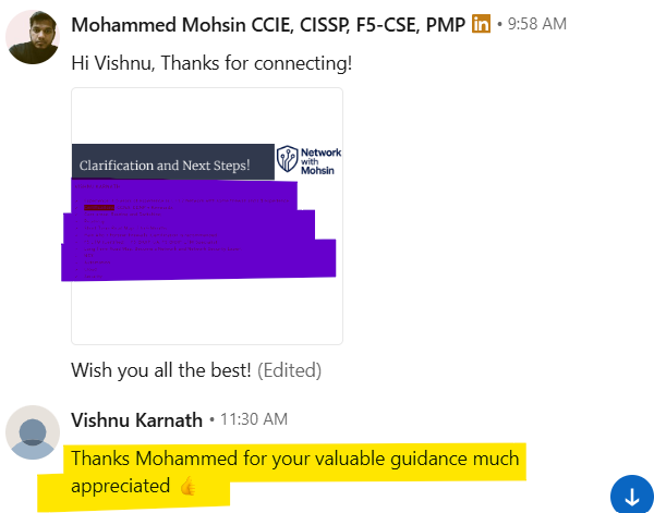 Testimonial screenshot