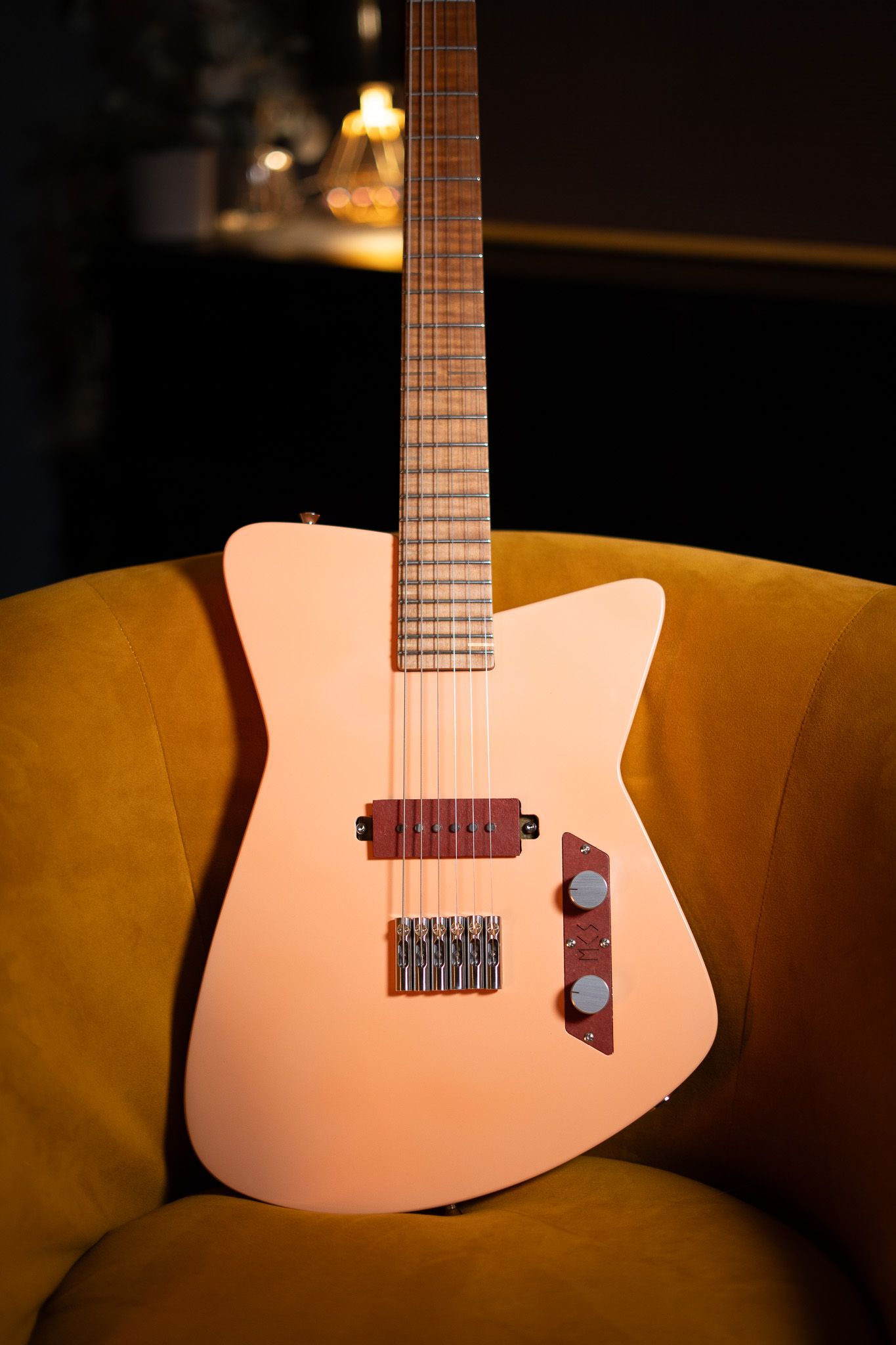 Guitare électrique Céleste conçue par Florent Garcia