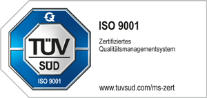 Siegel T&Uuml;V S&Uuml;D ISO 9001