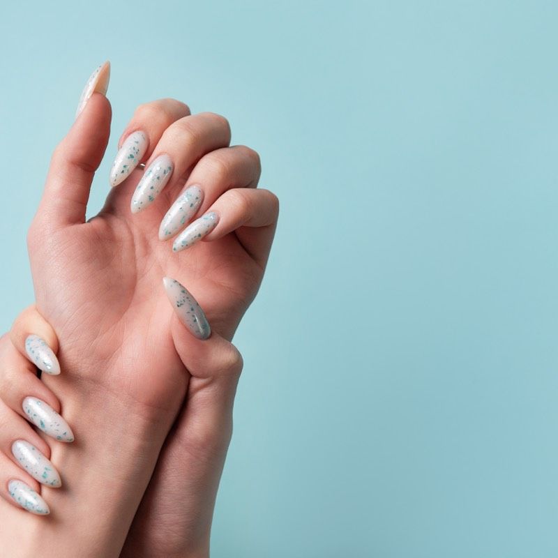 Elegant manicured nails