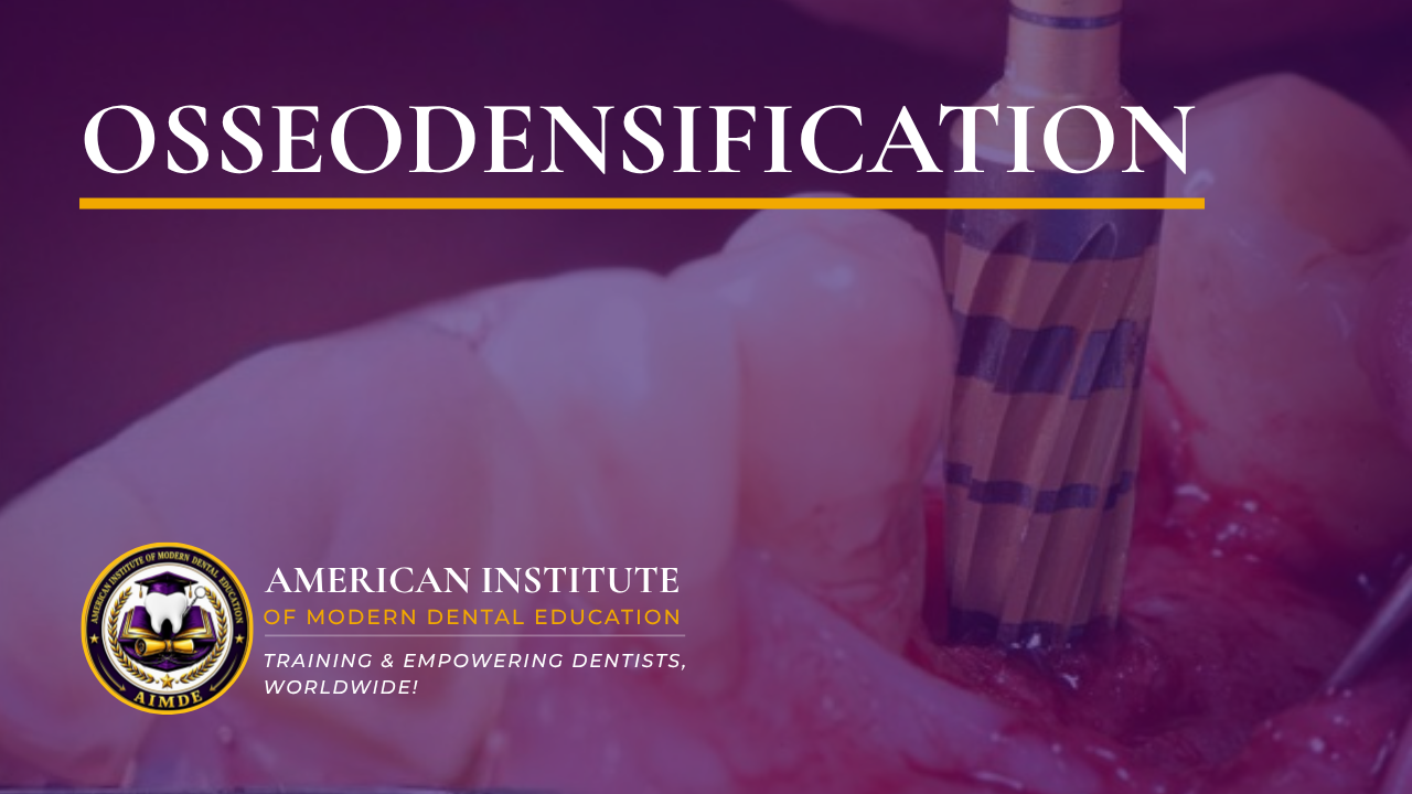 Osseodensification — An Innovative Drilling Technique
