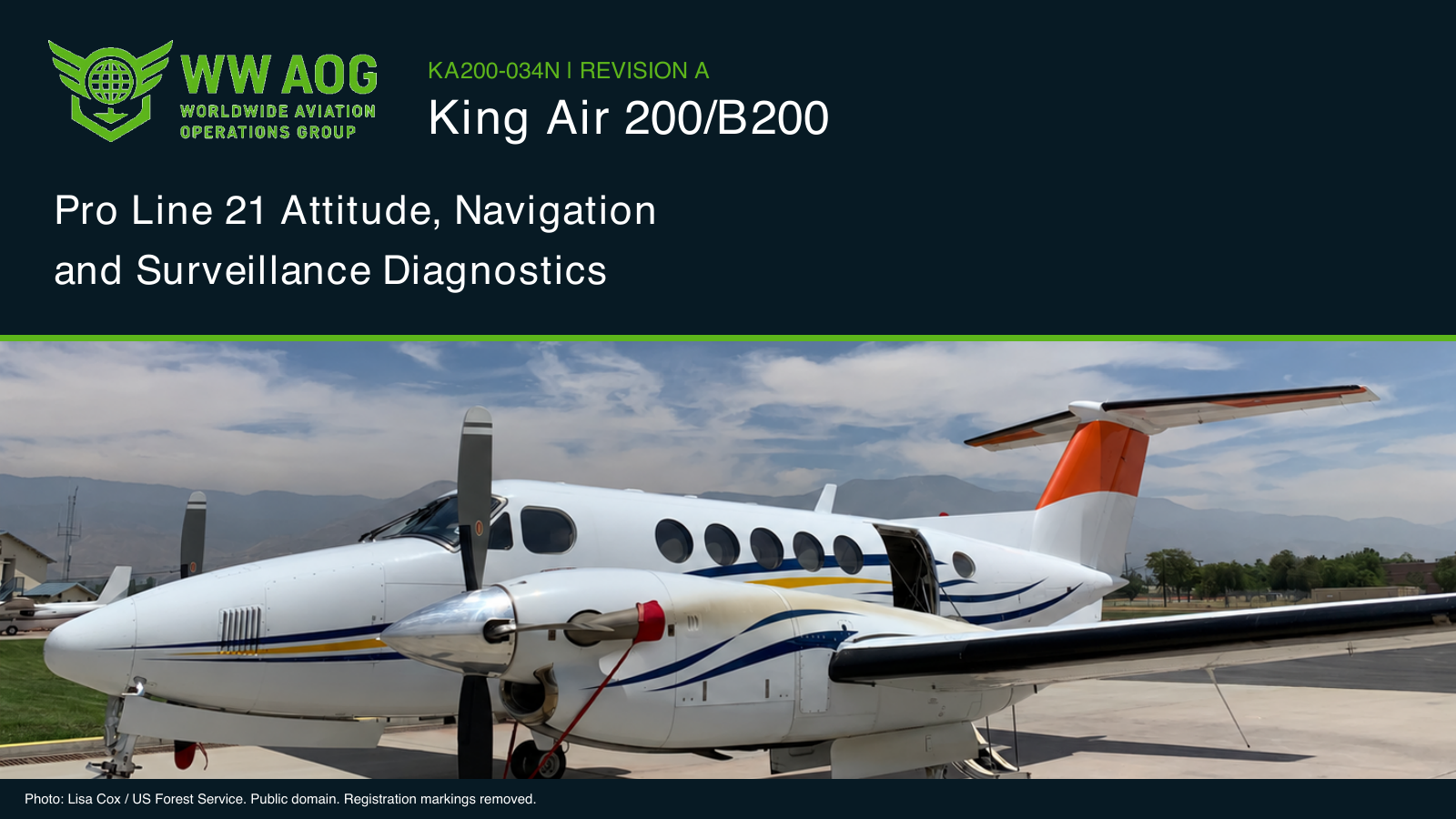WWAOG King Air 200 Pro Line 21 navigation and surveillance course cover