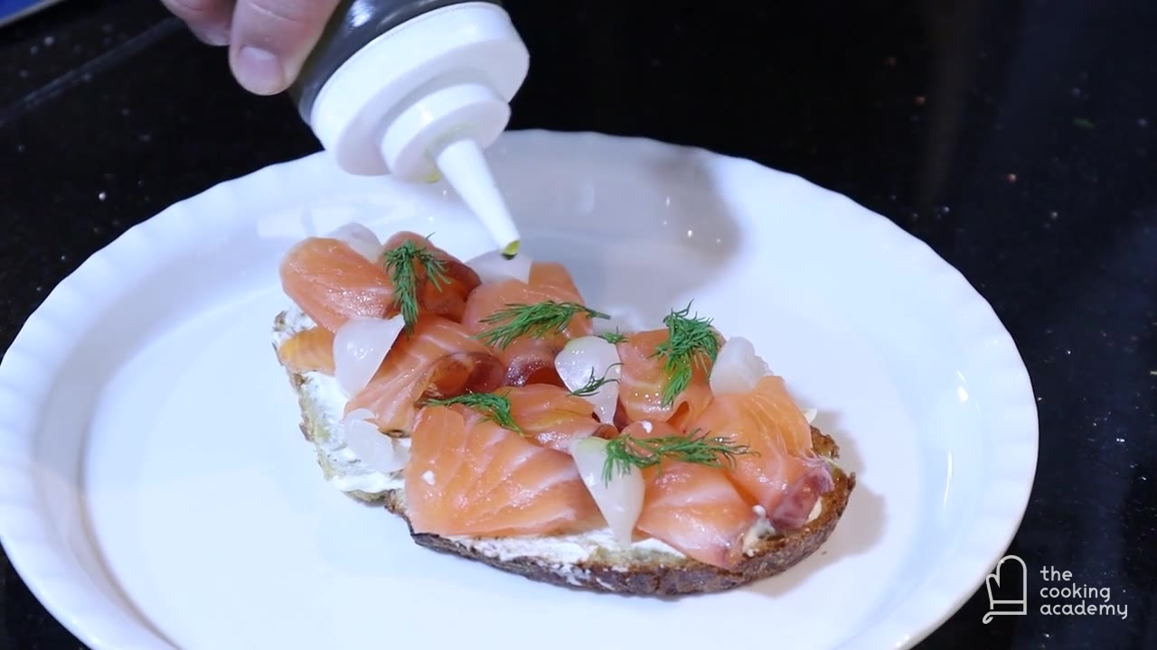 Gravlax Salmon on Sourdough Toast