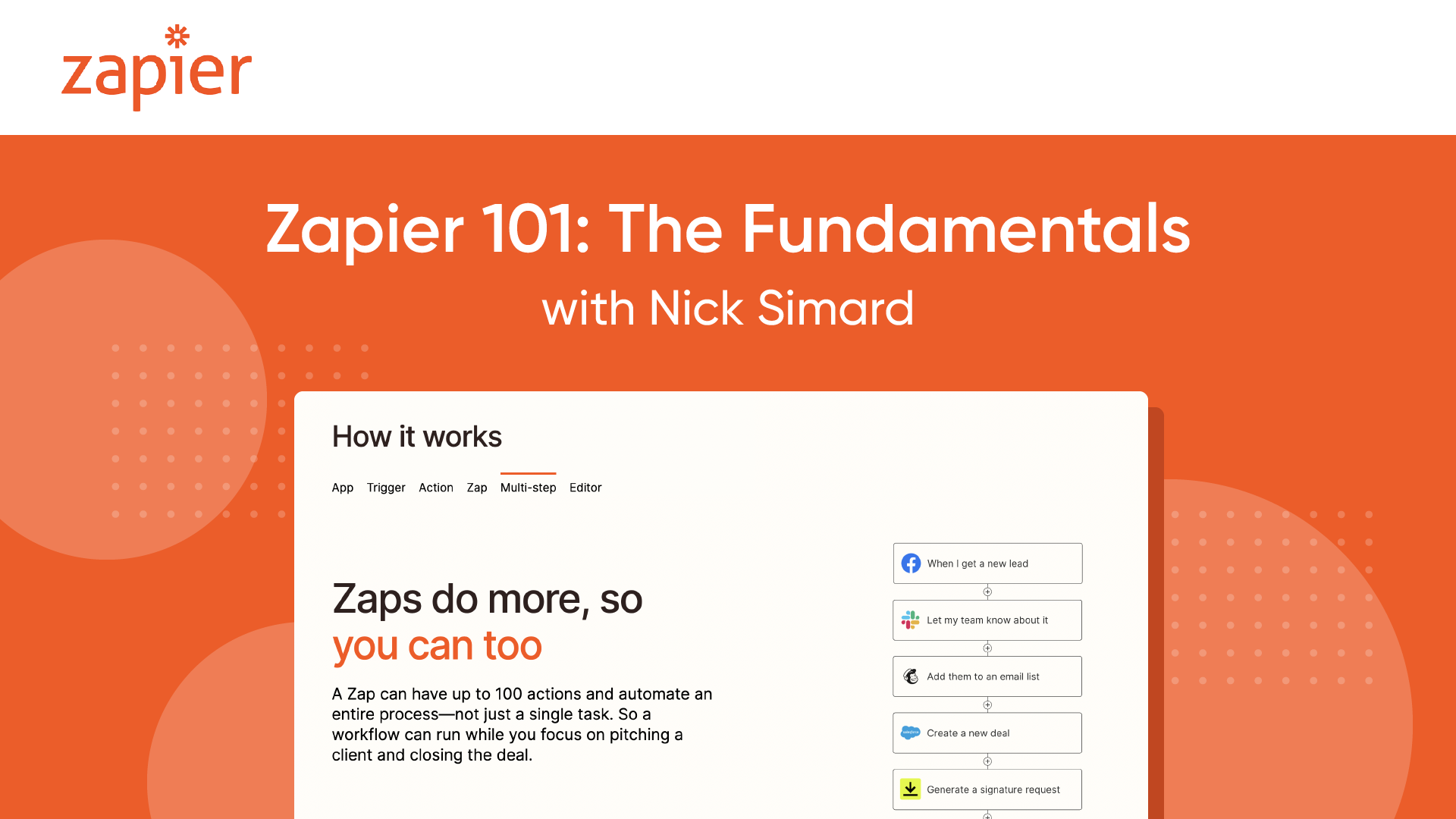 Zapier 101: The Fundamentals