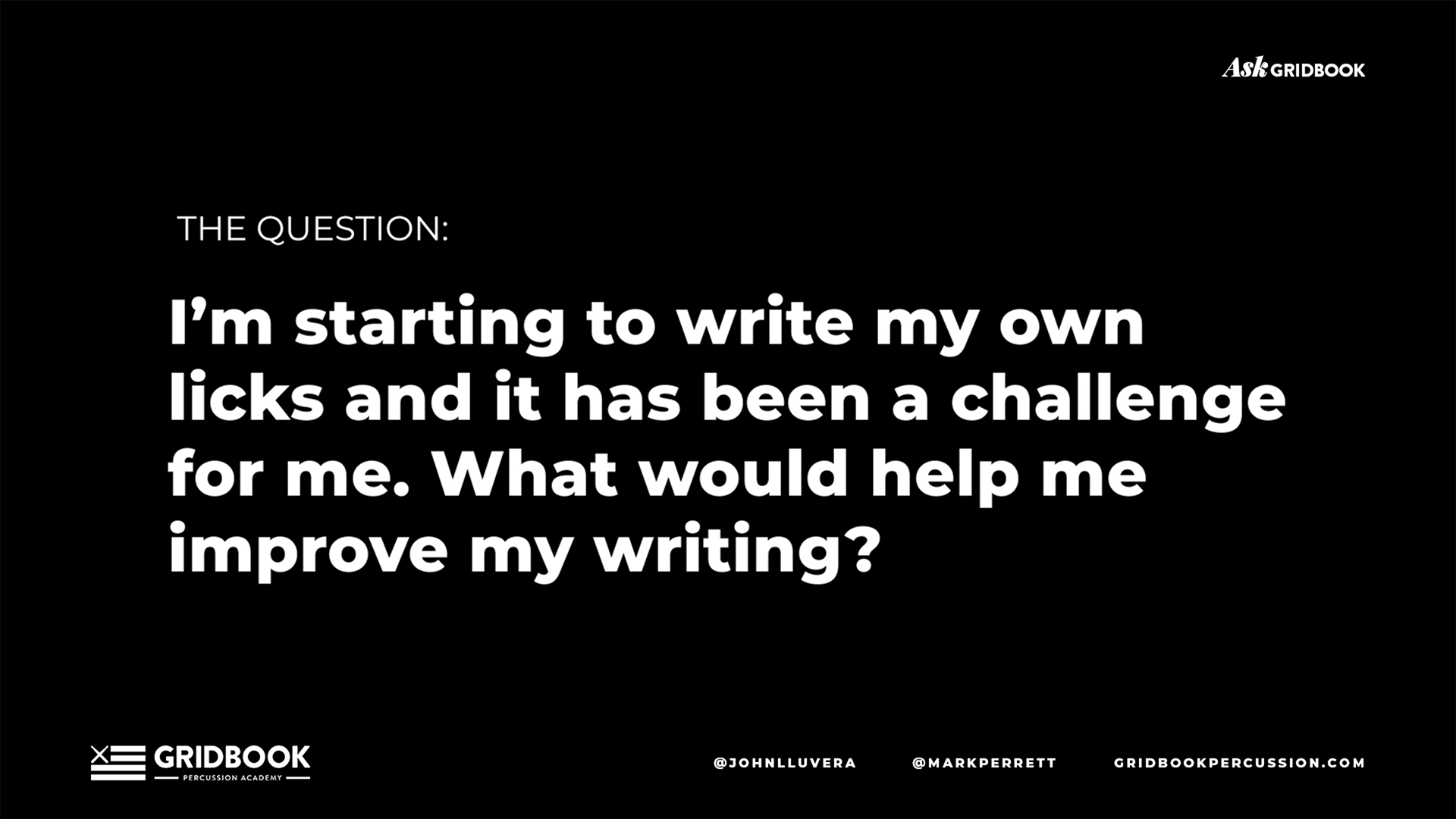 TIPS FOR WRITING MARCHING SNARE DRUM LICKS