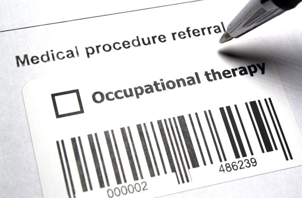 UPC code with occupational therapy on it