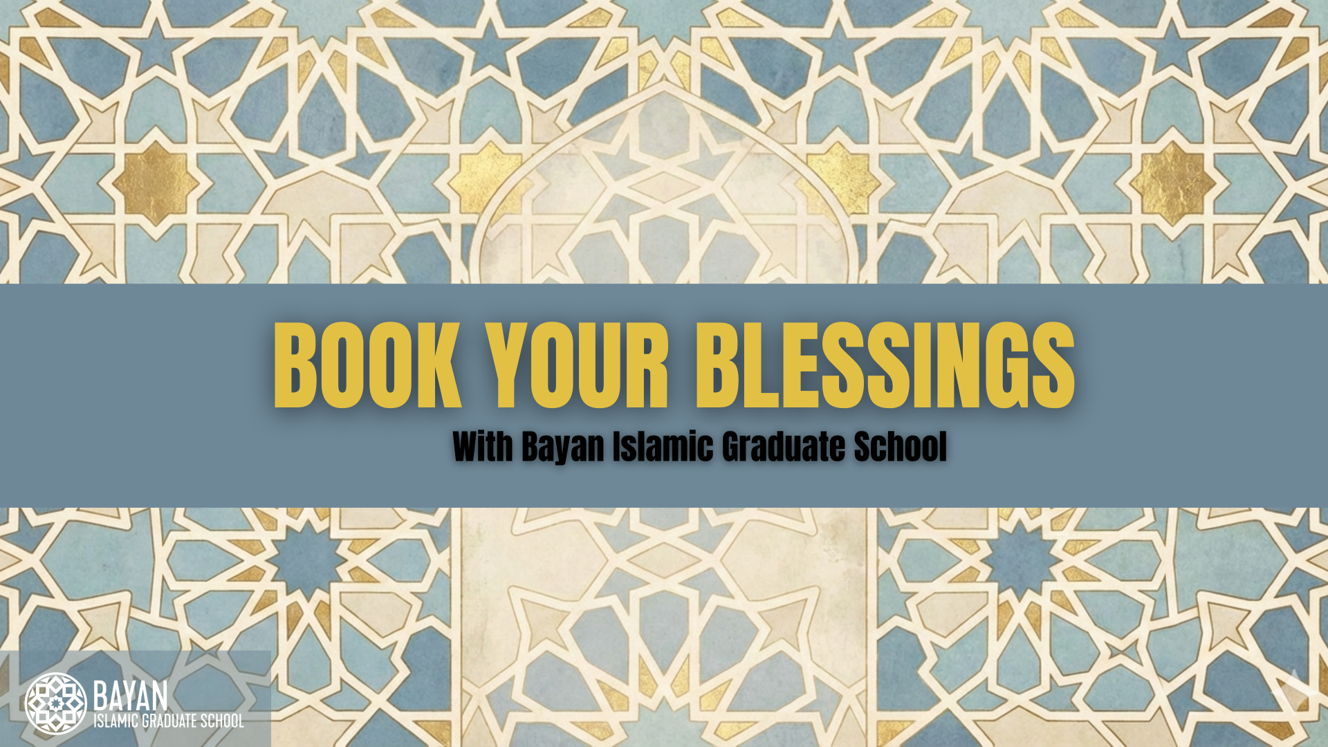 Book Your Blessings Webinar