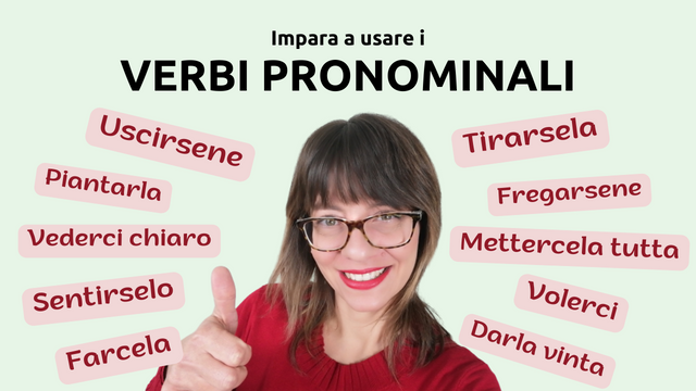 verbi pronominali italiani