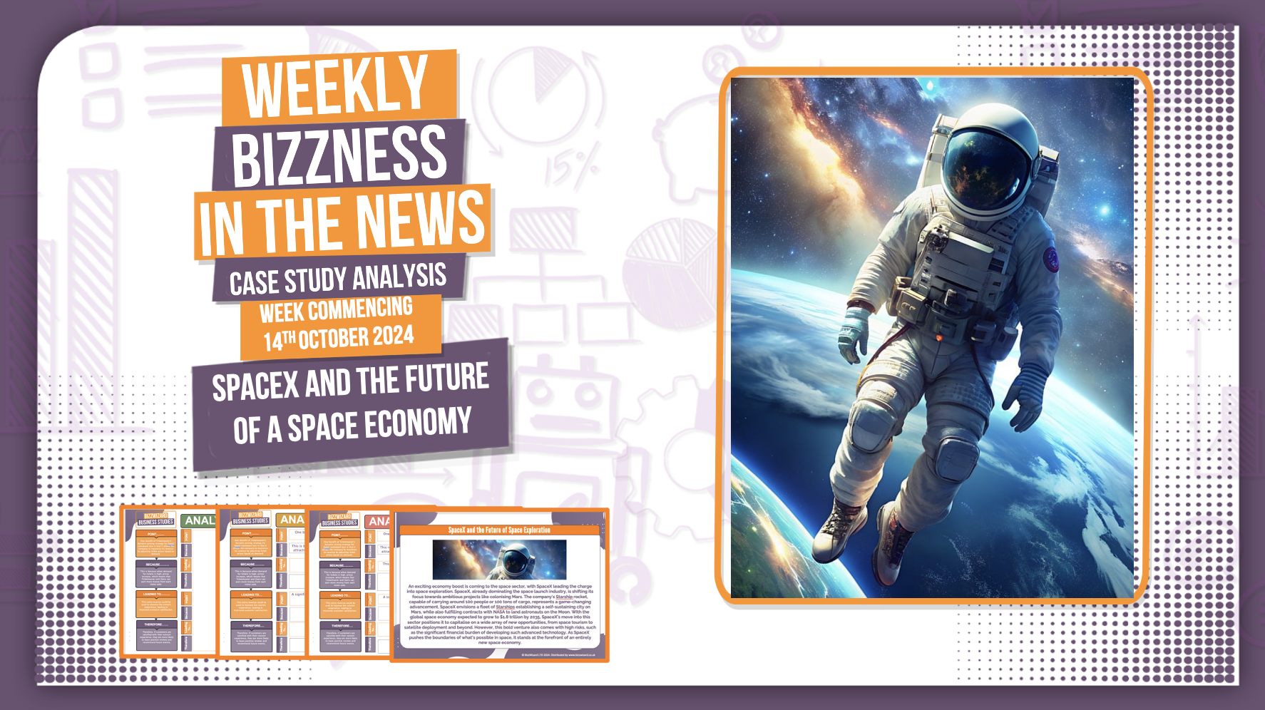 Weekly Bizzness in the News - Case Study Analysis - SpaceX’s Bold Move ...