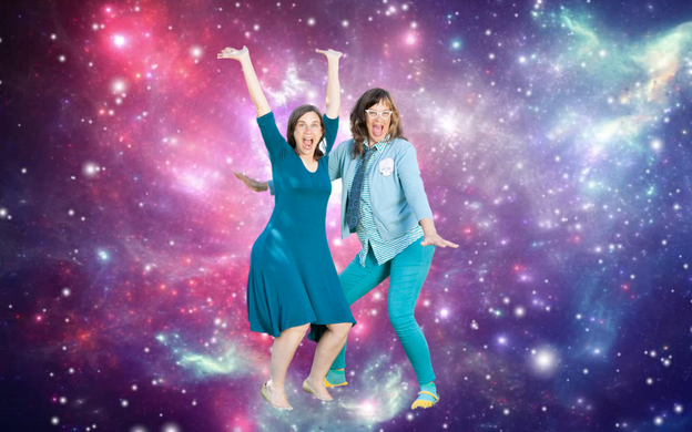 Jackie Rockwell and Jackie Shaw in Space