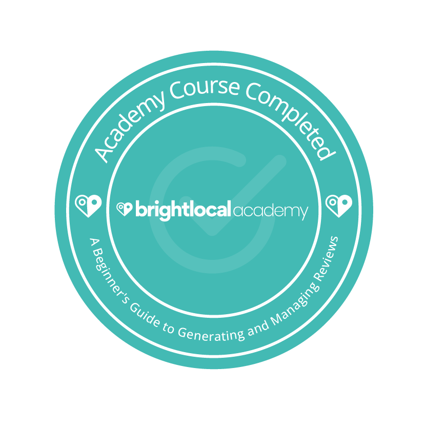 BrightLocal Academy - Course Completed - Level Up Your Local SEO