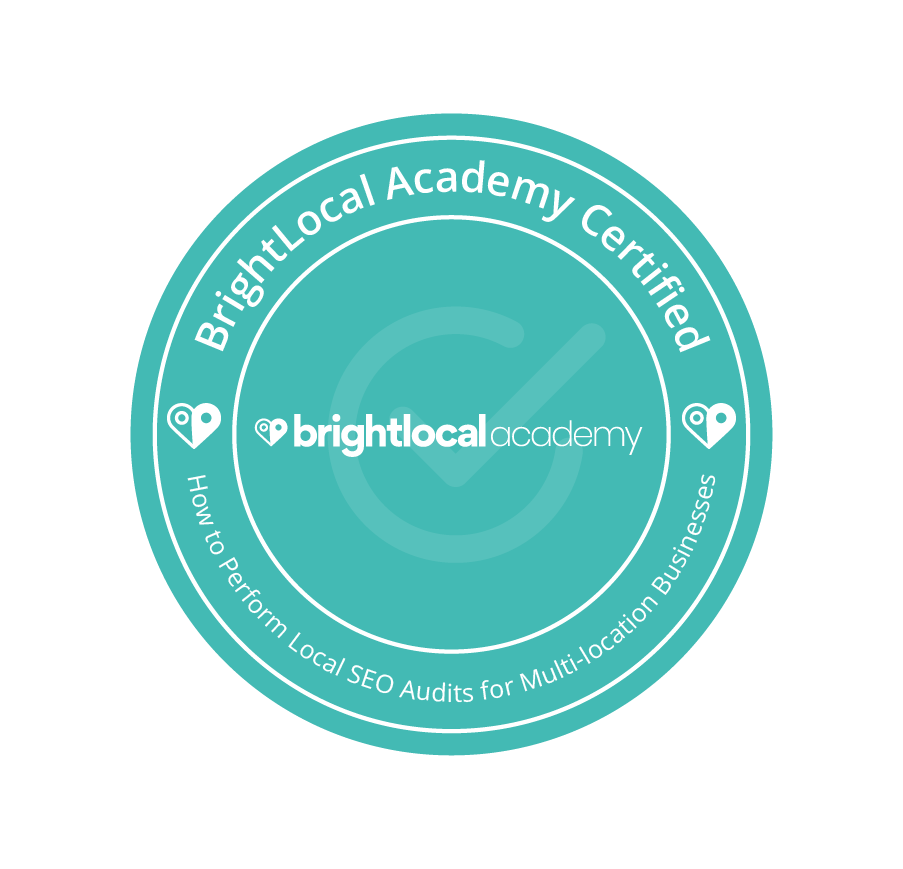 BrightLocal Academy - Course Completed - Perform Multi-Location Local SEO Audits