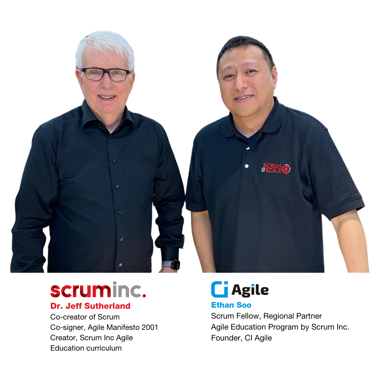 Jeff Sutherland and Ethan Soo