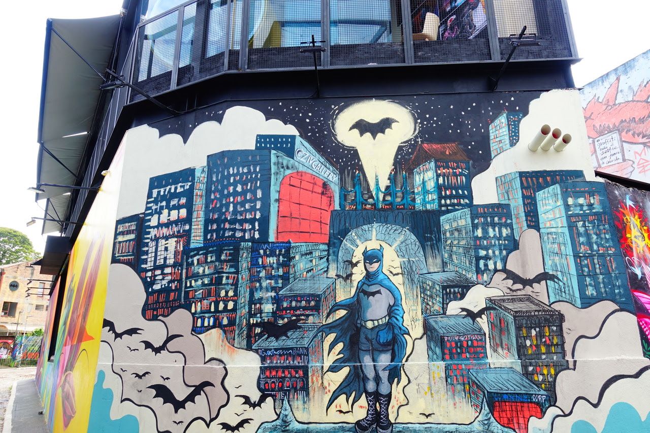 Batman graffite
