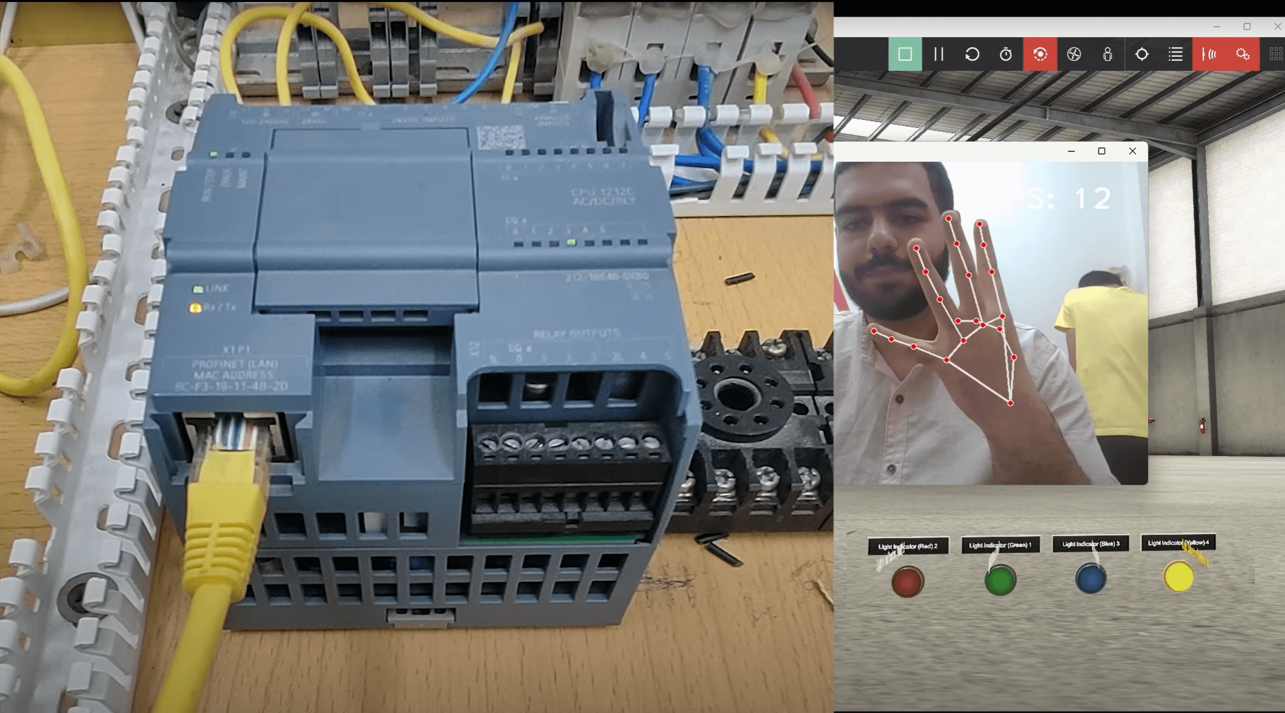 S7-1200 PLC interfacing with OpenCV via Python